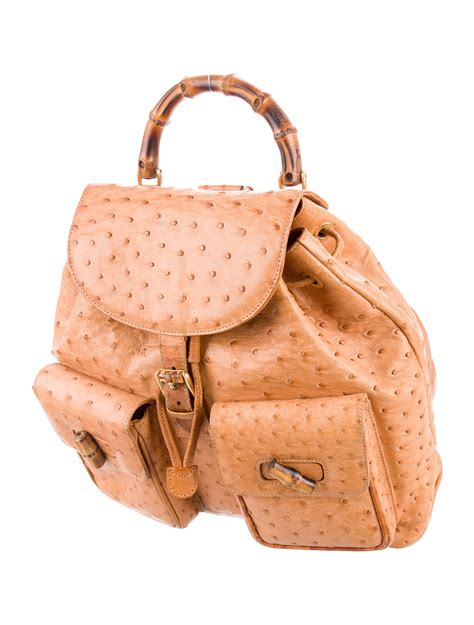 gucci ostrich bag price|gucci ostrich backpack.